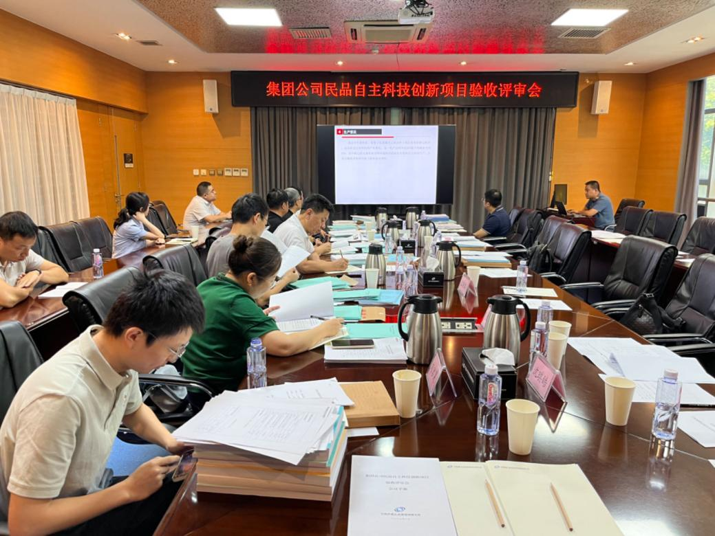 集團(tuán)民品項目驗收圓滿成功